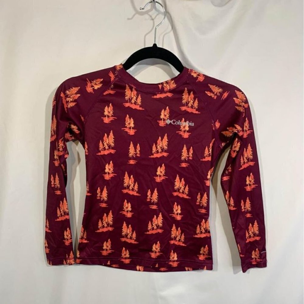 COLUMBIA girls omni heat long sleeve shirt. Warm layer. Size 8. Moisture wicking